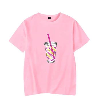 De Vânzare la cald charli damelio merch T-shirt Cafea cu Gheata Stropi Tricouri Femei/Barbati O-gat Maneci Scurte Casual, din Bumbac Tricou