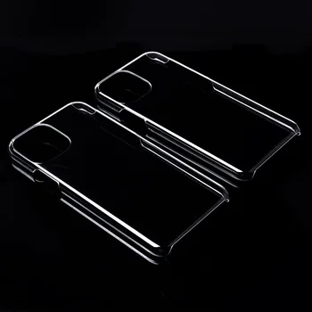 50Pcs Transparent Plastic Dur Înapoi Caz Pentru iPhone 12 Mini 11 Pro Max XS XR X 8 7 6S Plus 5S SE2 de Protectie Crystal Clear Cover