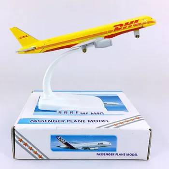16CM 1:400 B757-200 model DHL Express Livrare airlines w bază de aliaj de aeronave avion colectie de afișare model de colectie