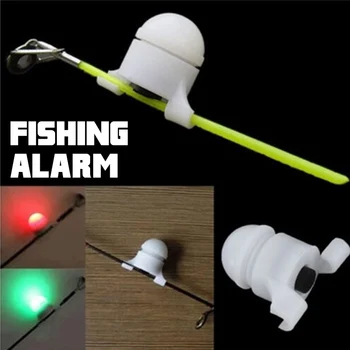 10buc Alertă de Alarmă Grevă Muscatura 2 Dimensiune in 1 Tijă de Pescuit Sfat Clip Mic Noapte FIERBINTE Mini Baghete LED Inducție Automată de Pescuit de Alarmă