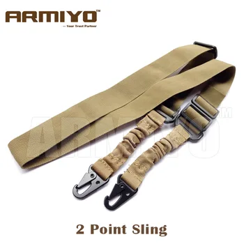 Armiyo Tactice 2 Punct De Vânătoare De Primăvară Cârlig Sling Curea De Umăr Hamuri Accesorii De Fotografiere