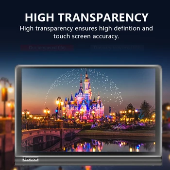 Ecran Protector pentru 2019 Noul Lenovo Yoga Tab5 Fila 5 YT-X705F Film Dovada Zero Ecran Protector din Sticla Temperata Caz