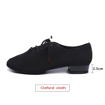 Adidasi Salsa Dans Pantofi pentru Bărbați Pantofi de dans Pătrat Sociale de dans sală de Bal pantofi latină 309 pantofi Moderne Fierbinte Oxford Pânză Toc 25mm