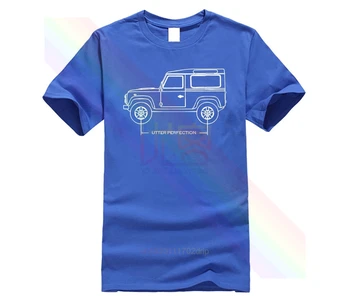 2019 Stil de Vara din bumbac de Teren Auto Rover 90 De Perfecțiune Totală, Mașină de Model T-Shirt Idee de Cadou Tricou tricou