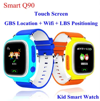 Q90 de Urmărire GPS ceas Touch Screen wi-fi locația GPS Ceas Copii de Apel SOS Finder GPS Tracker pentru Copii ceas Inteligent PK Q50 Q60