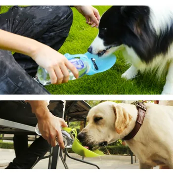 Produse pentru animale de companie Portabil Câine de Companie Sticla de Apa Silicon Moale de Călătorie Castron Câine pentru Catelul Pisica Bea în aer liber animale de Companie Distribuitor de Apă