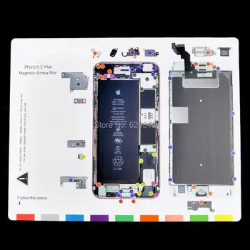 Profesionale Magnetic Șurub Mat Munca Pad pentru iPhone 6 de Deschidere Instrument de Reparații pentru iPhone 4 4S 5 5S 6 6S 6S Plus 5.5