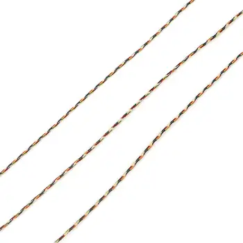 DoreenBeads Colorate Poliester Fir de Margele Cabluri de 0,8 mm Stilul Boem Manual DIY Face Bratari de Moda Bijuterii Cadouri,1Roll