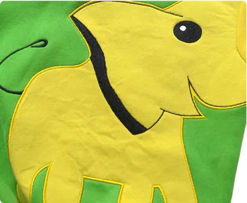 Elefant Topuri de Toamnă Noile Desene animate Copii cu Maneca Lunga Pulover Băiat Fată Pulover de Sus Tricouri cu Maneca Lunga Tricou Haine 1O30