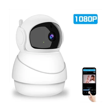 EVKVO HD 1080P Camera IP WiFi Baby Monitor Mini de Supraveghere CCTV aparat de Fotografiat IR Viziune de Noapte Două căi Audio 2MP Camera de Securitate Acasă