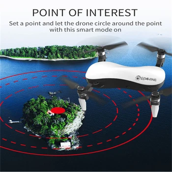 Eachine EX4 5G WIFI 1,2 KM FPV GPS Cu 4K HD Camera cu 3 Axe Stabile Gimbal Altitudine Modul Hold, Max 50x RC Drone Quadcopter RT