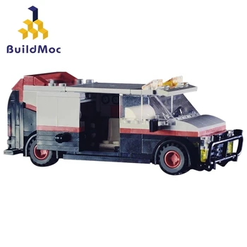 Buildmoc Secția De Poliție Oraș Mașină Vandura Van Echipa Camion Casa Vehicul Blocuri Technic Masina De Jucarii Pentru Copii Cadouri De Craciun