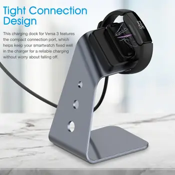 Noul Aliaj de Aluminiu Cablu de Încărcare USB Cradle Dock Dock Suport Pentru Fitbit Inspire HR Ace 2 Încărcător Magnetic Stand Ceas Inteligent