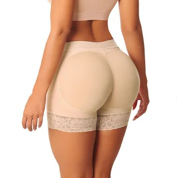 LELINTA Sexy S-3XL Femei Căptușit Fund de Ridicare Pantalon Corp Formator Fals Hip Shapwear Boxeri Lenjerie Plus Dimensiunea Shaper