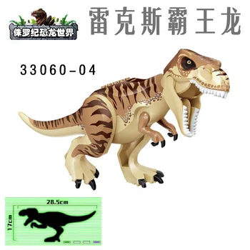 Mare 20-28cm Brutal Raptor Fosile de Dinozaur Dinozaur Figura Blocuri de Cărămidă Jurassic Park Compatibil Dino Jucărie Pentru Copii