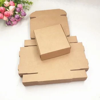 30 buc hârtie Kraft cadou cutie de ambalaj personalizat cutie carton cutie de săpun manual Bijuterii Bomboane pachete cutie de hârtie
