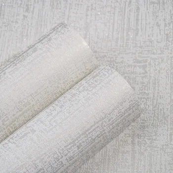 Modern, Tapet Texturat Alb Gri-Bej Culoare Solidă De Hârtie De Perete Camera De Zi Dormitor Decor Acasă