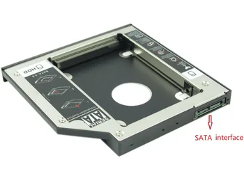 WZSM NOI 12.7 mm SATA 2 SSD HDD Caddy pentru ASUS N51 N52 N55 N60 N70 N71 N73 N75 N80 N90 Hard Disk Drive Caddy