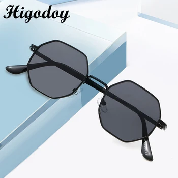 Higodoy Poligon ochelari de Soare Vintage Octogon Metalice de ochelari de Soare pentru Femei Brand de Lux Ochelari de soare Ochelari de Soare Femei Gafas De Sol