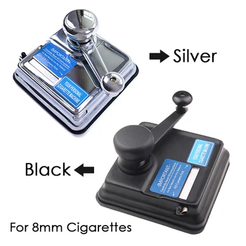 8mm Manual de Țigară Filtru de Role de Mână cotite Țigară de Tutun de fier de Mașină Semi-automată de Fum Instrumente Accesorii de Fumat