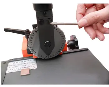 Semi-automate foaie embosser metal ștanțare printer mașină de marcare eticheta 4mm instrument Y313