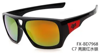 Moda Supradimensionate Fox ochelari de Soare Barbati Femei Brand Popular Sport de Colorat Epocă Ochelari de Soare 7968 Ochelari de protectie UV400