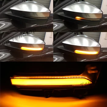 Pentru toate modelele Skoda Octavia Mk3 A7 5E 2013 -2019 LED-uri Laterale Aripa Oglinda Retrovizoare Indicator de Semnalizare Repetor Dinamic Turn Semnal de Lumină Lampă