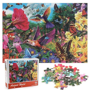 Colibri Grădină Puzzle 1000 Piese Puzzle pentru Adulti, Copii