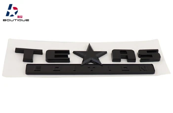 Negru Texas Edition pentru SIERRA Silverado Usa Portbagaj Emblema, Insigna Autocolant