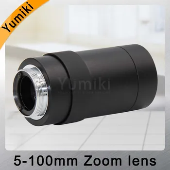 Yumiki 5-100mm Megapixeli MP HD focus manual iris manual vari-focal CMOS/ CCD SDI CVI CCTV aparat de fotografiat lentilă 1/3 CCTV obiectiv montură CS