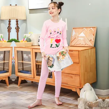 Pijamale De Bumbac Fete De 10 Ani Copii Adolescente Haine Pijamale Pentru Un Băiat De 12 Ani Set Haine Copii Toamna Seară