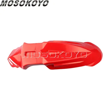Aripa Fata Supermoto Roșu Durabil Motrad Apărători de noroi pentru Honda CRF CR 125 150 450R 450X Roșu