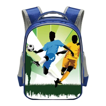 Rece Footbally / Fotbal Rucsac pentru Copii de Gradinita Geanta Copii Saci de Școală de Băieți Școală Rucsaci Student Bookbag