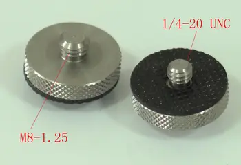 Metal Adaptor de conversie Șurub M8-1.25 masculin la 1/4