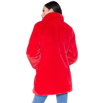 Faux Blana femei 2020 toamna și iarna flocking incalzi top coat Plus dimensiune strat gros de iarna haina de blană de sex feminin OKXGNZ 1750