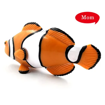 Simulare de Plastic PVC de mare, Pește Clovn Model Animal Ornamente figura Figurina home decor, accesorii decor Cadou Pentru Copii jucarie