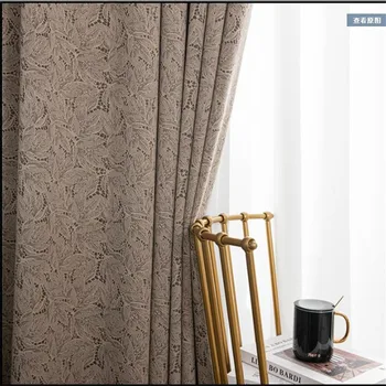 Blackout Dantelă perdele pentru dormitor Poliester Lenjerie de pat Bumbac Stil Japonez Stil Simplu Cortina Ușii Decora Decor Acasă