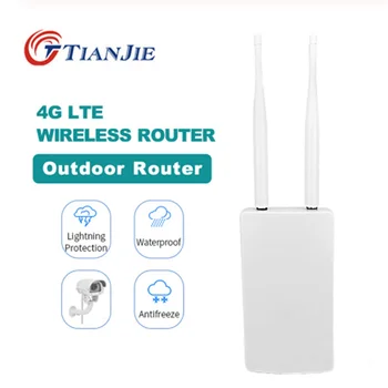TIANJIE în aer liber 4G/LTE WiFi Router Wireless WAN/LAN Port Wifi AP Slot pentru Card Sim wifi Hotspot Impermeabil CPE Router Modem Dongle