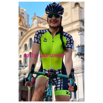2020 Xama PRO Ciclism Feminin Costum Produsului este Triatlon Seturi Maillot Ropa Ciclismo Biciclete Jersey Îmbrăcăminte Skinsuit Gel Roz Pad
