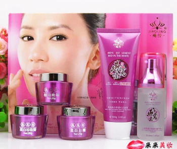 Hot Brand jiaoling yanwosu Crema de Albire 3+2 eliminarea loc de crema set