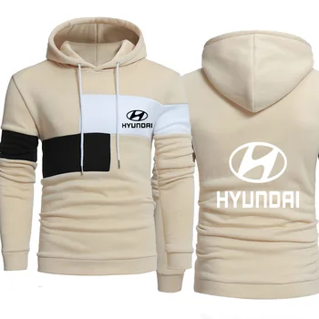 Barbati Hanorace Hyundai Motor Masina de Moda, Logo-ul de Imprimare Tricou Primavara Toamna Mens Hoodie hiphop harajukuCasual Fleece trening
