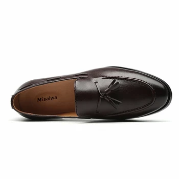 Misalwa Barbati Casual Din Piele Pantofi De Lux Domn Ciucuri Oxfords De Conducere Pantofi Barbati Mocasini Pantofi Pentru Bărbați De Mari Dimensiuni 37-48