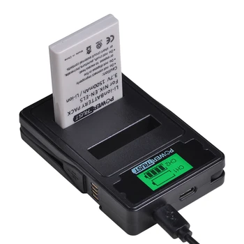 EN-EL5 ENEL5 Baterie + LCD Dual USB Incarcator pentru NIKON Coolpix P530 P520 P510 P500 P100 P5000 P5100 P6000 3700 4200 Baterii