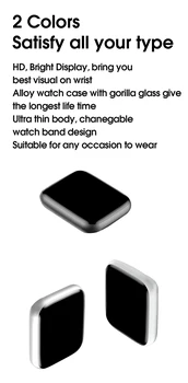 2020 W16 W46 Ceas Inteligent Bărbați Femei Încărcare Wireless 1.75 Inch Fitness Tracker Impermeabil Ceas Bluetooth Smartwatch