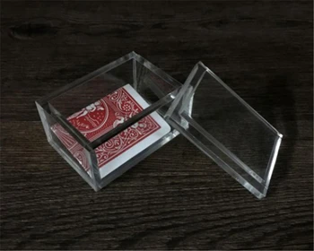 Paragon 3D (DVD și Gimmick) Trucuri Magice Card Pentru a Goli Caseta de Magia Magician Aproape Iluzii Prop Mentalism Cutie Transparentă