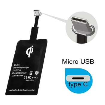 Qi Wireless Charger Kit Adaptor de Încărcare Receptorilor Pad Bobina Receptor Pentru iPhone 5 6 7 XS Max XR X 8 Pentru Samsung S9 S8 S7