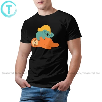Pisica portocalie Tricou Fi Leneș T-Shirt 4xl Graphic Tee Shirt Mens Bumbac Scurt-Maneca Tricou Distractiv