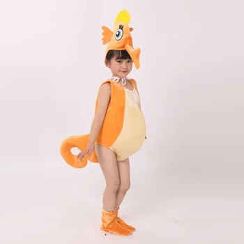 Copil Copil steaua de mare Hippocampus SeaHorse Costum Petrecere de Halloween Cosplay Animal Marin Costum de Haine Pentru Baiat sau Fata