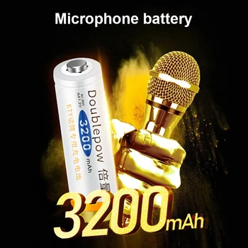 De mare capacitate AA reîncărcabile NI-MH baterie 3200mah 1.2 V AA baterie pentru Jucarie termometru mouse de calculator baterii