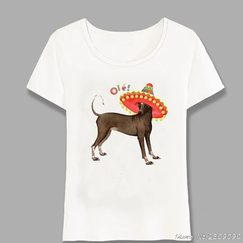 Fiesta Hipster Xolo T-Shirt de Vară Drăguț pentru Femei Maneci Scurte Câine Amuzant Design Fata Topuri Casual, Teuri Maiden t-shirt Harajuku